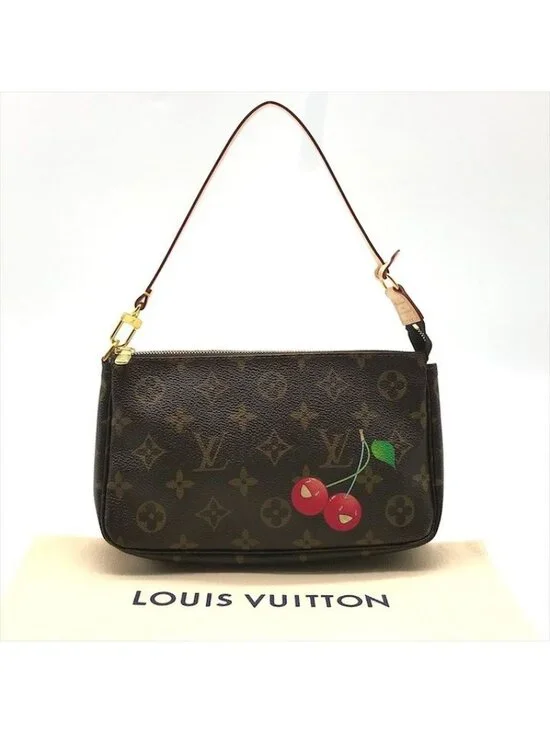 Louis Vuitton Monogram Pochette Cherry Hand Pouch - Picture 2 of 10